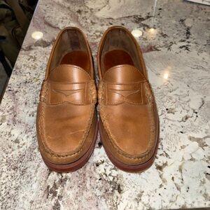 Rancourt Natural Brown Pinch Penny Moc Loafer 11D